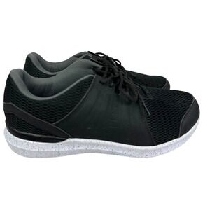 Athletic Works Black Mens Sneakers Shoes Size 13W Lace Up Memory Foam